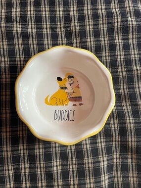 Rae Dunn Pixar Ceramic Bowl with Yellow Accent